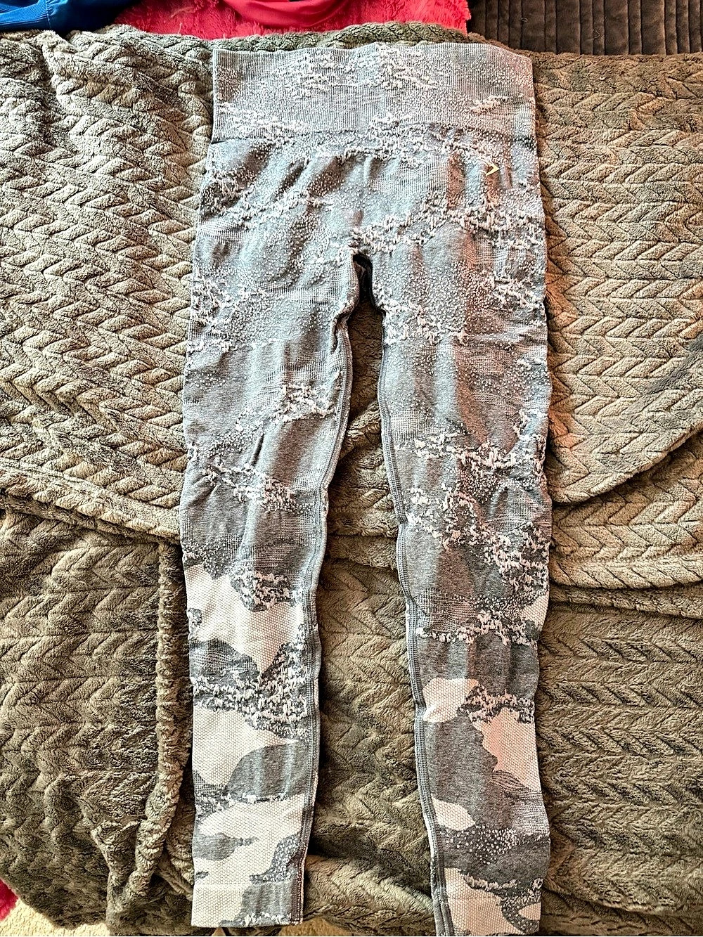 Gymshark Adapt Camo Seamless Leggings light blue